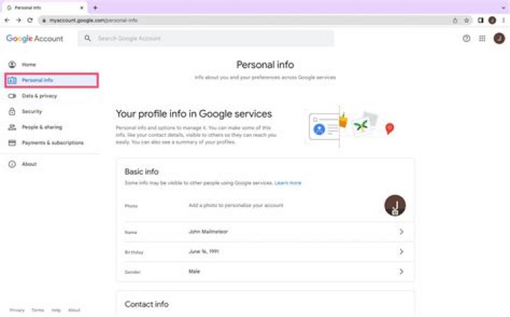 Can I change my name on Google account?