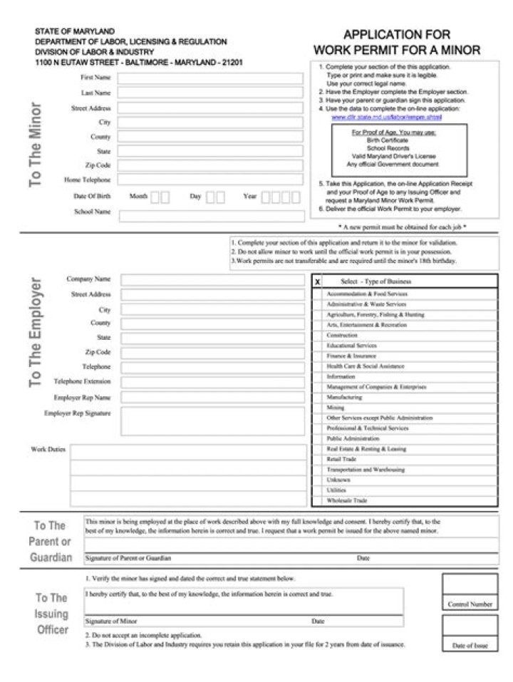 Can I print a work permit?