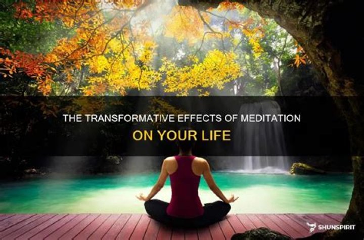 Can meditation change your life?