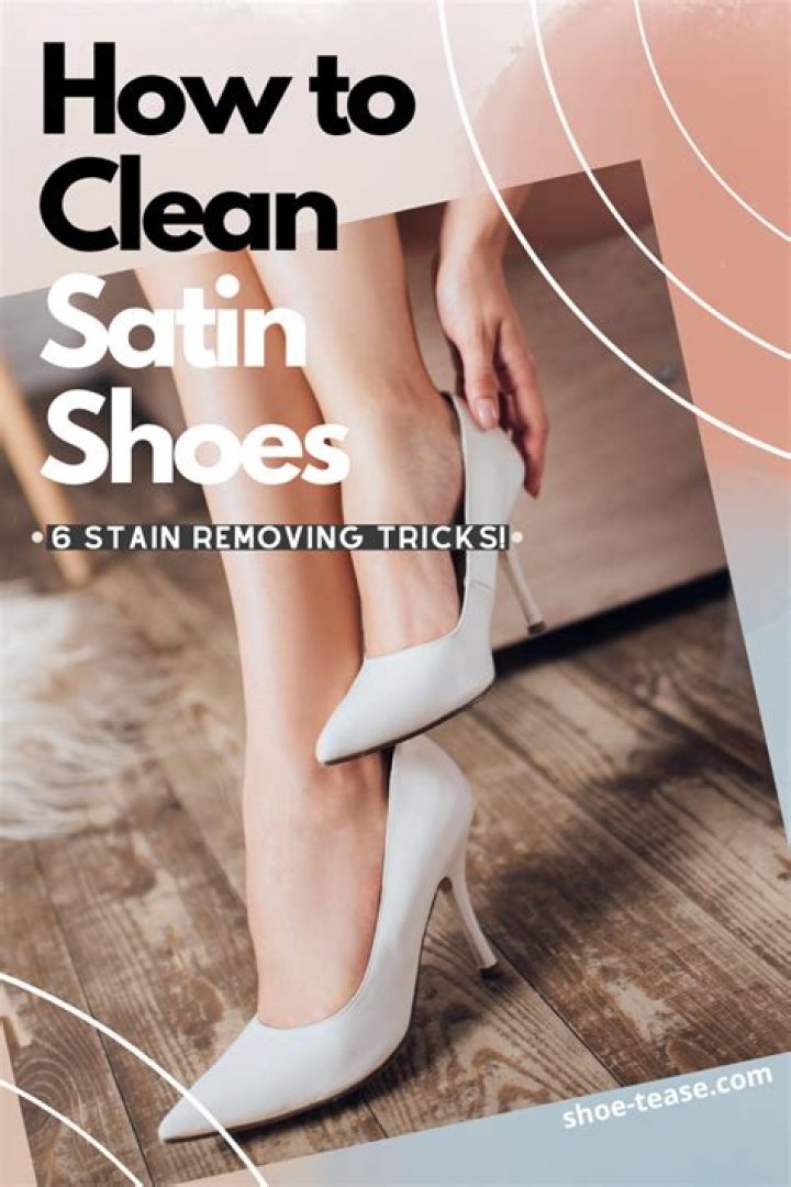 Can you dry clean satin shoes?