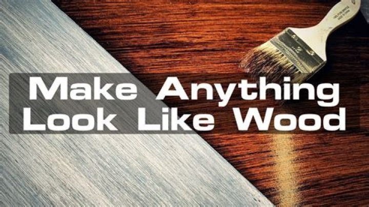 Can you paint MDF to look like wood?