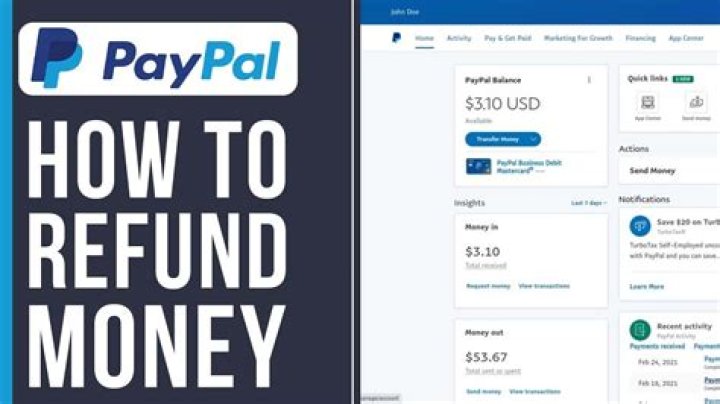 Can you refund money on PayPal?