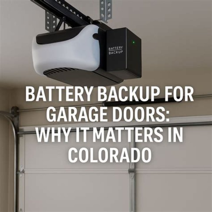 Do garage doors have battery backup?