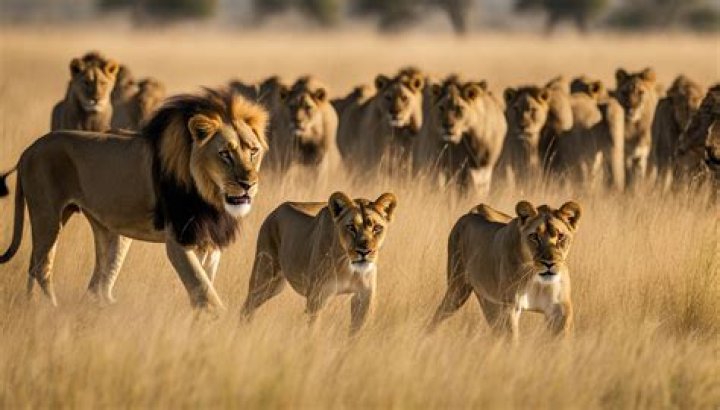 Do lions hunt in groups?