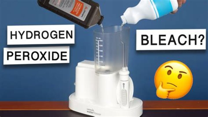 Does hydrogen peroxide and bleach glow?