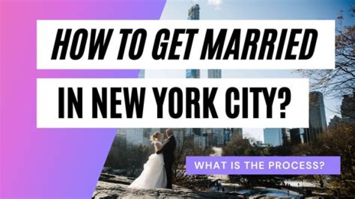 How can I get married in New York?