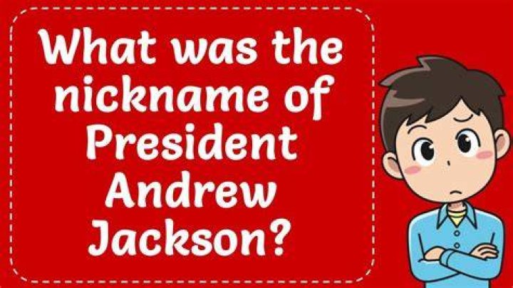How did Andrew Jackson get the nickname King Andrew?