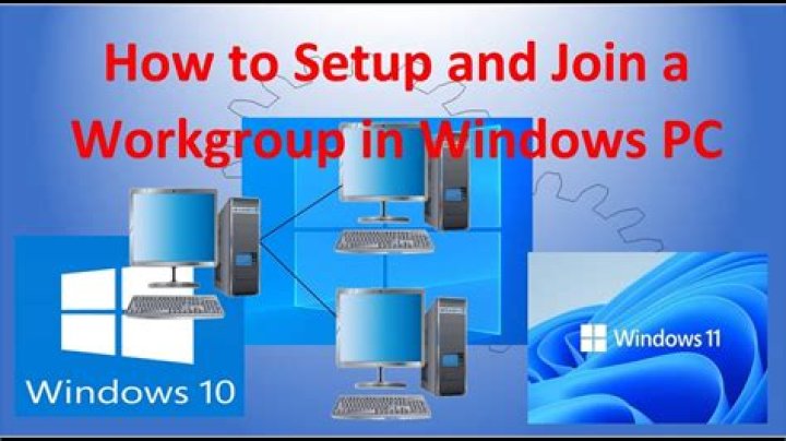 How do I add a computer to a workgroup in Windows 10?