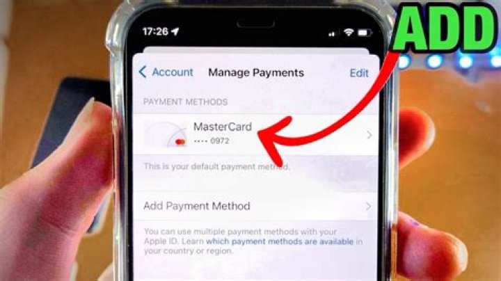 How do I add a new payment method on wish?