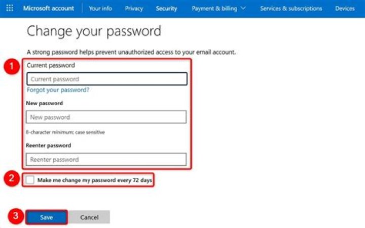 How do I change my password on iCloud?