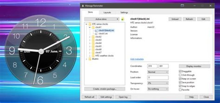 How do I change the clock on my desktop Windows 10?