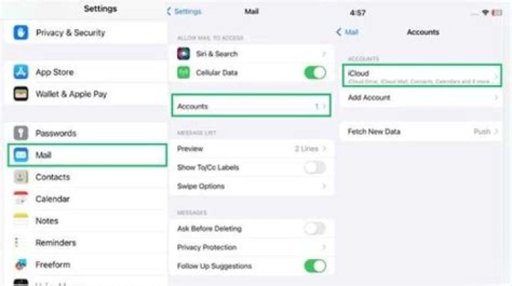 How do I delete my iCloud account on my iPad?