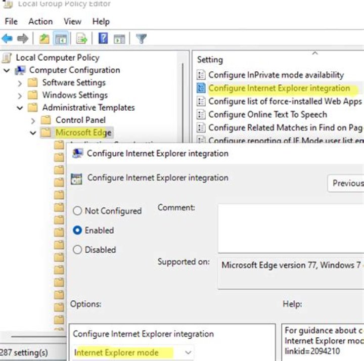 How do I enable manage add ons in Internet Explorer?