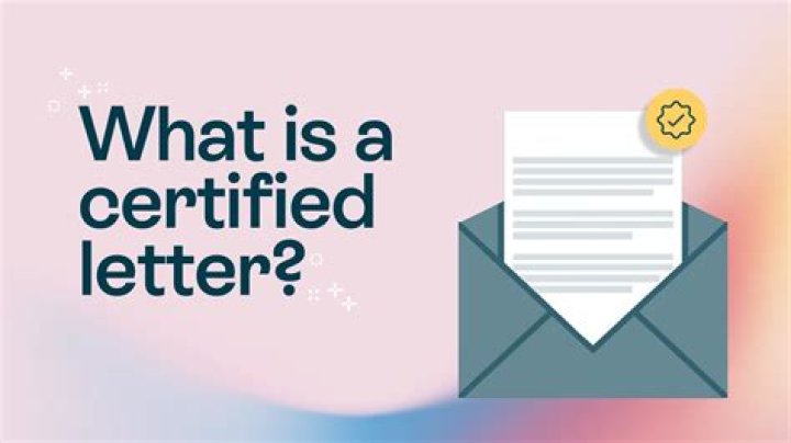 How do I know where a certified letter came from?