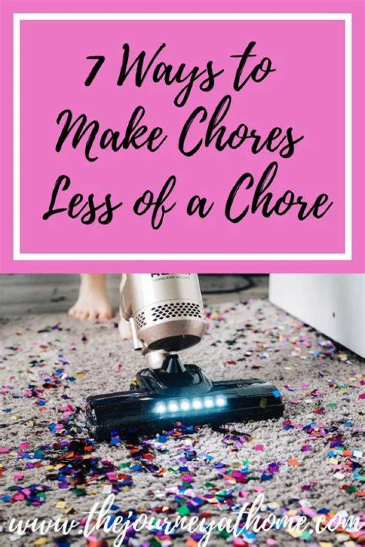How do I make chores less boring?