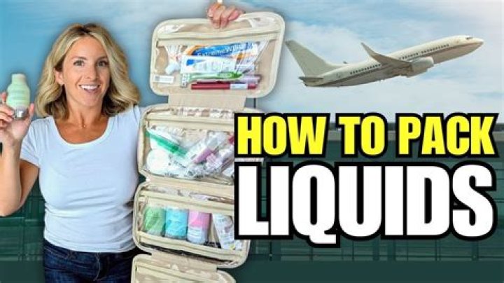 How do I pack liquids in my suitcase?