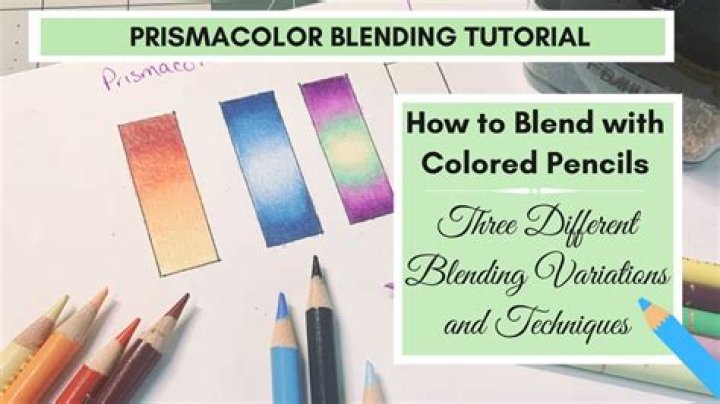 How do you blend Prismacolor markers?