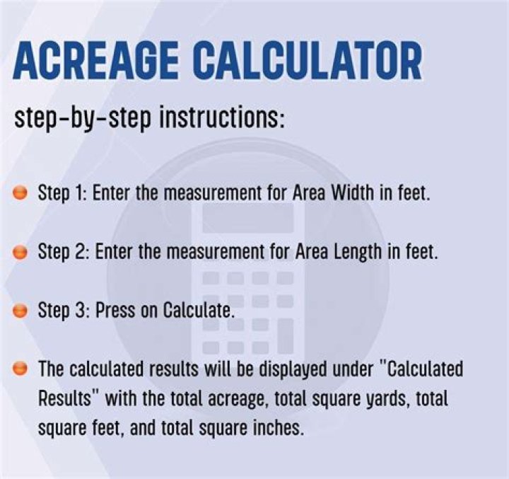 How do you calculate acreage of a lot?