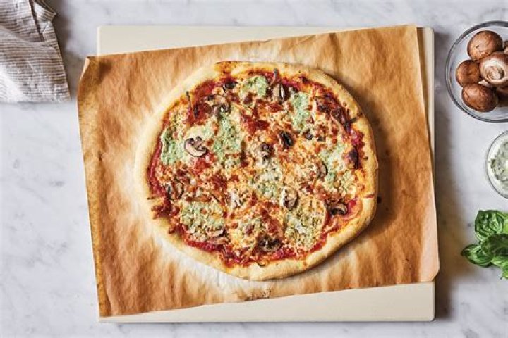 How do you clean a pizza stone from Pampered Chef?