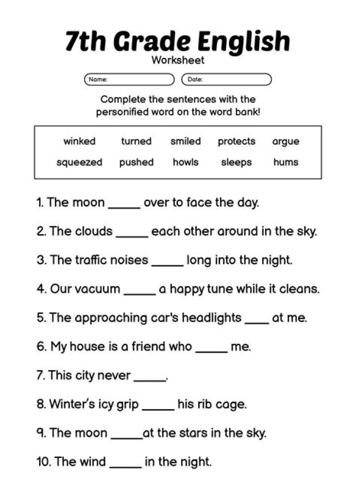 How do you conclude a 7th grader?