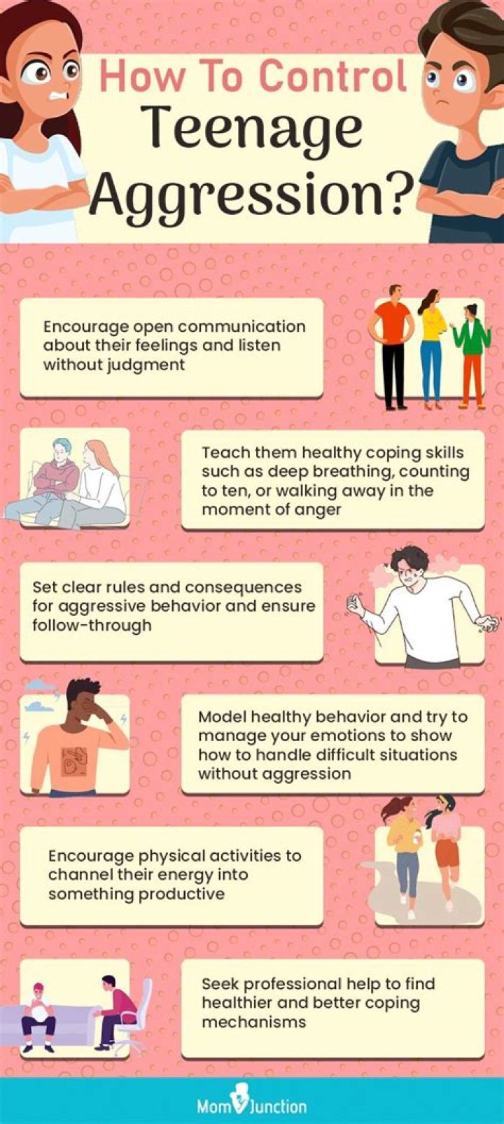 How do you control aggressive behavior?