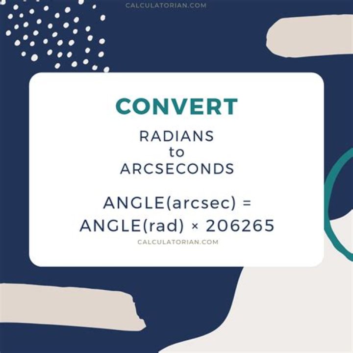 How do you convert parallax to arcseconds?