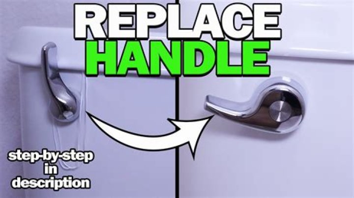 How do you fix a toilet handle?