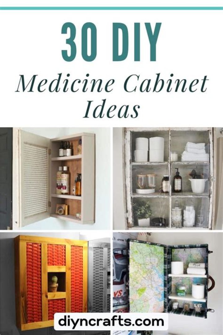 How do you fix an old medicine cabinet?