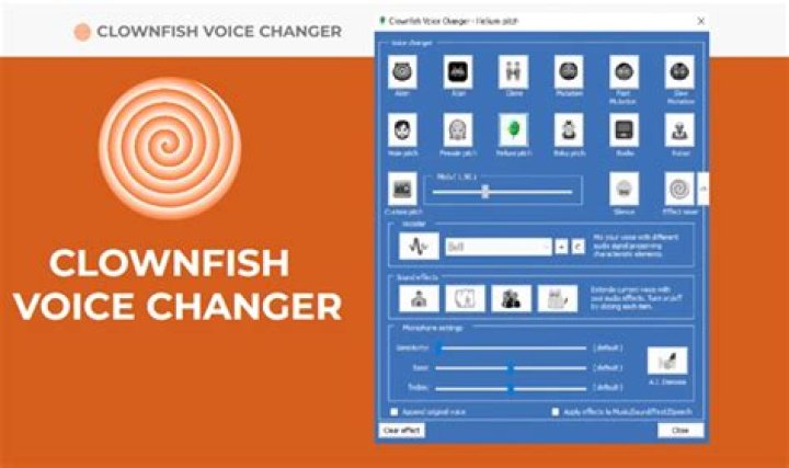 How do you get the clownfish Voice Changer?