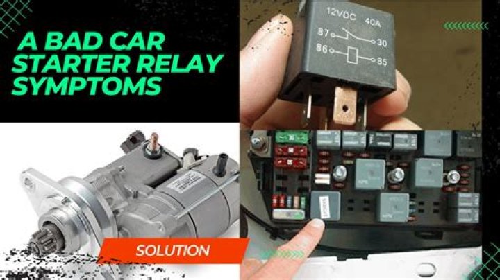 How do you know if your car relay is bad?