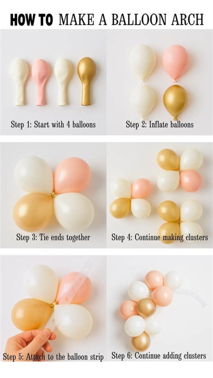 How do you make a balloon arch with wire?