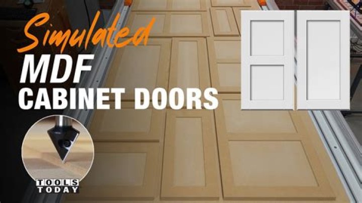 How do you make a kitchen door out of MDF?