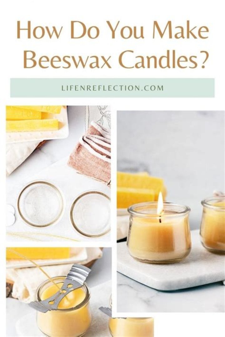 How do you make scented beeswax candles?