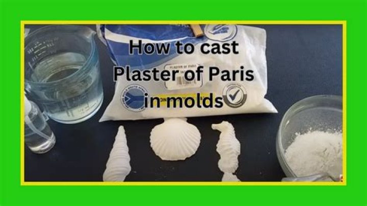 How do you mix casting plaster?