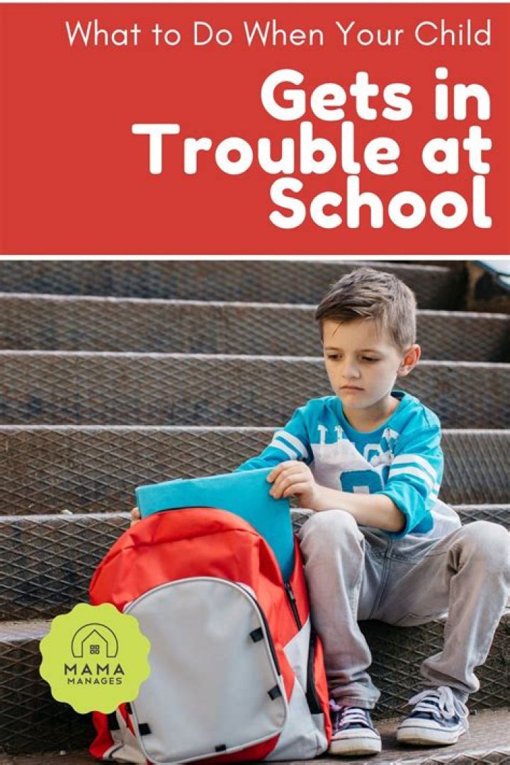 How do you not get in trouble at school?
