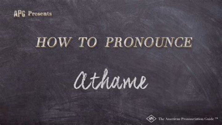 How do you pronounce athame?