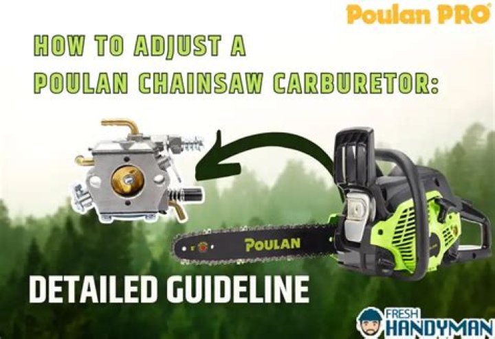 How do you troubleshoot a Poulan chainsaw?
