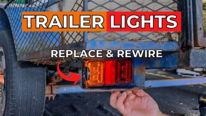 How do you wire car trailer lights?