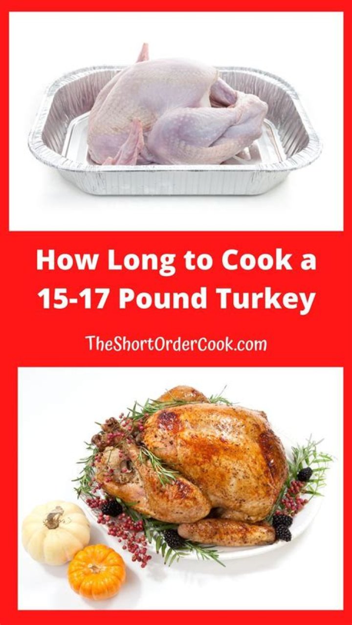 How long do I cook a 17 lb stuffed turkey?