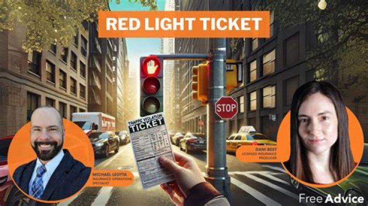 How many points is a red light ticket in GA?