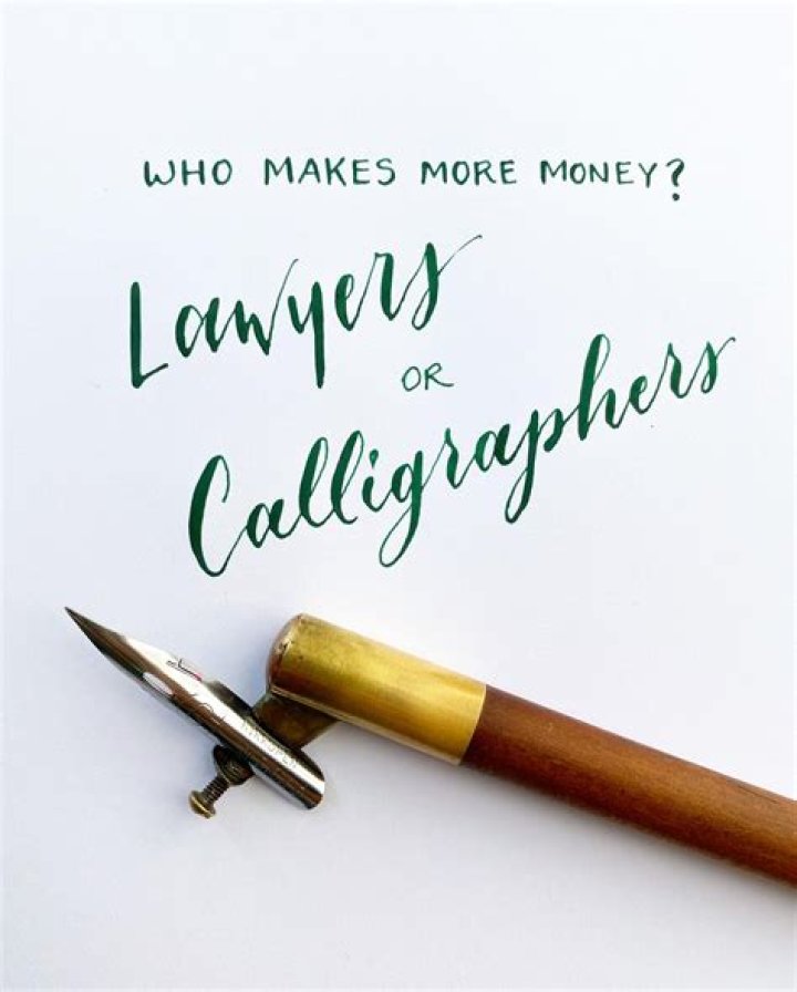How much do calligraphers make a year?