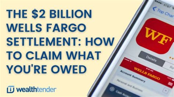 How much is the Wells Fargo settlement?
