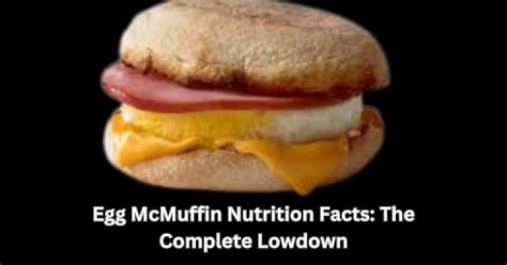 How much sodium is in an egg McMuffin?