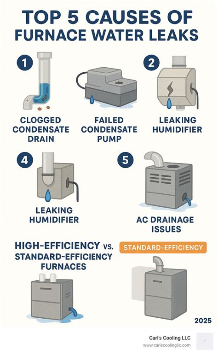 Is water leaking from Furnace dangerous?