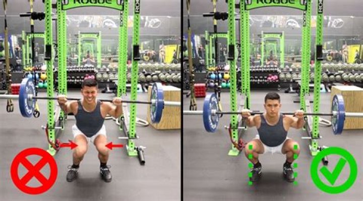 Should my knees hurt when doing squats?