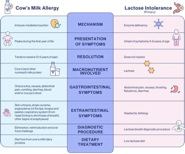 What's the difference between skim milk and lactose free milk?