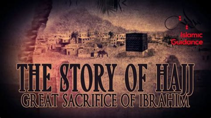 What animal did Ibrahim sacrifice?