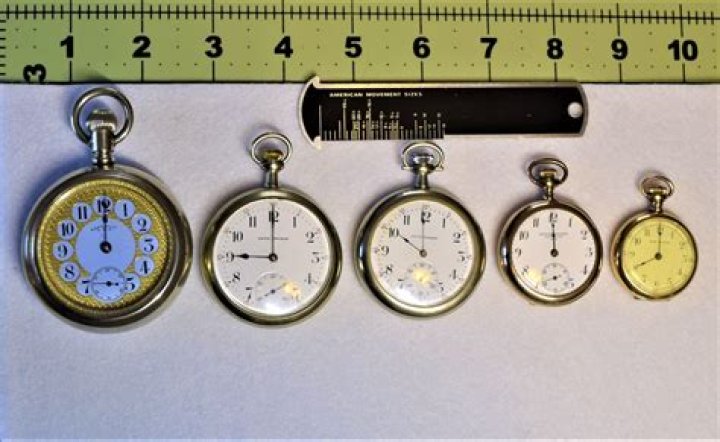 What are pocket watch sizes?