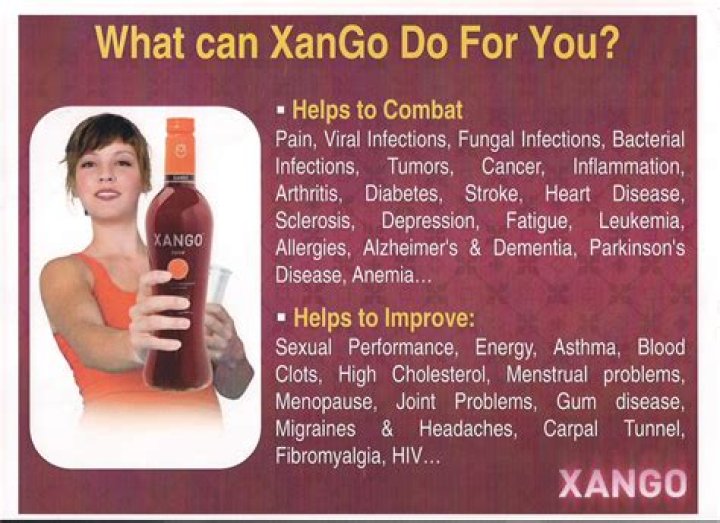 What are the benefits of Xango juice?