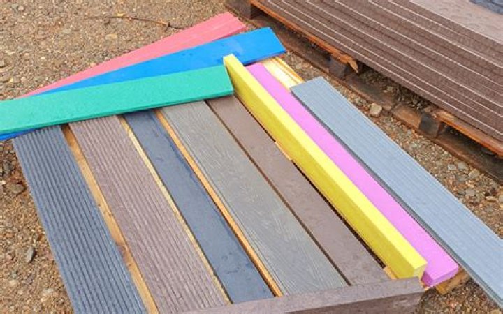 What are the two types of lumber made from recycled plastic?